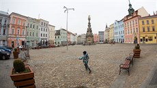 Náměstí Míru v Jindřichově Hradci. Náměstí Míru v Jindřichově Hradci.