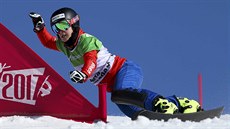 Mladá rakouská snowboardistka Daniela Ulbingová si dojela v Siee Nevad pro...