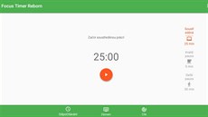 Aplikace Focus Timer Reborn vám pome se soustedním na práci.