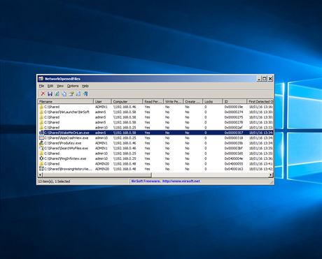 NetworkOpenedFiles