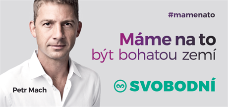 Svobodní pedstavili inovované logo i heslo své kampan s hashtagem #mamenato.