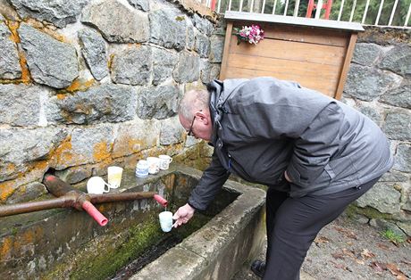 Pramen u svaté Anny je zneitný. Navíc se na nm podepsalo sucho.