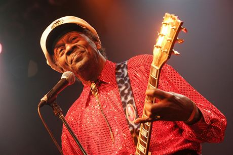 Chuck Berry v praské Lucern v roce 2005