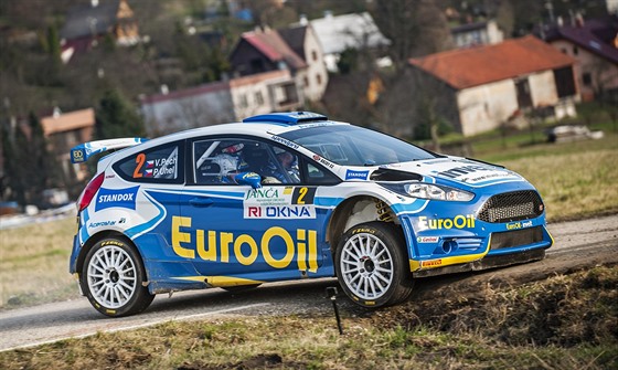 Václav Pech pi Valaské rallye