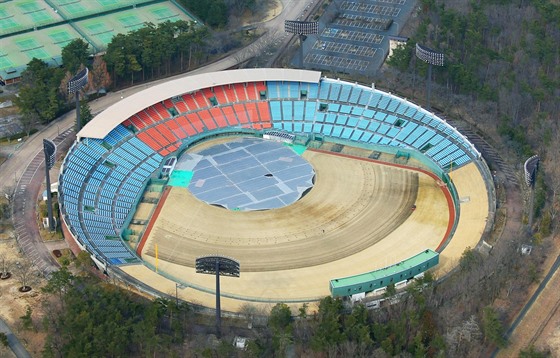 Na stadionu ve Fukuim se v roce 2020 odehrají olympijské zápasy v baseballu a...