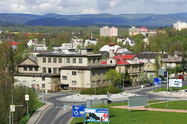 Areál bývalé vodárny v karlovarských Tuhnicích.