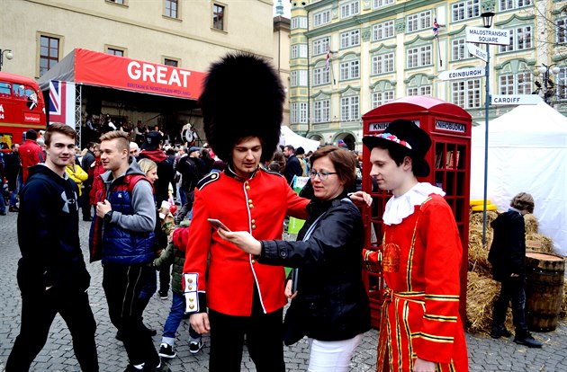 Praha pivítala Velkou Británii