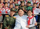 Kim ong-un na oslavách 70. výroí zaloení Severokorejského svazu dtí (8....