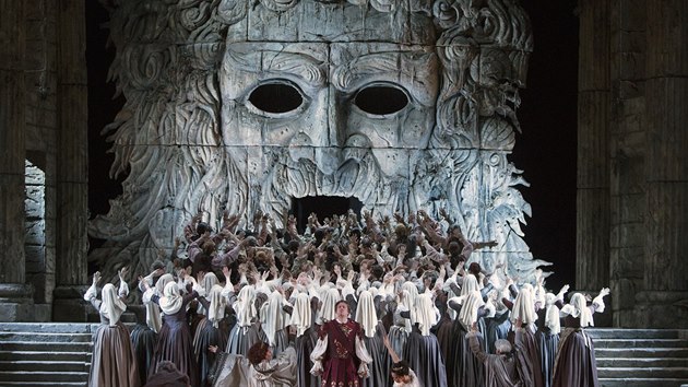 Scna z Mozartova Idomenea v Metropolitn opee