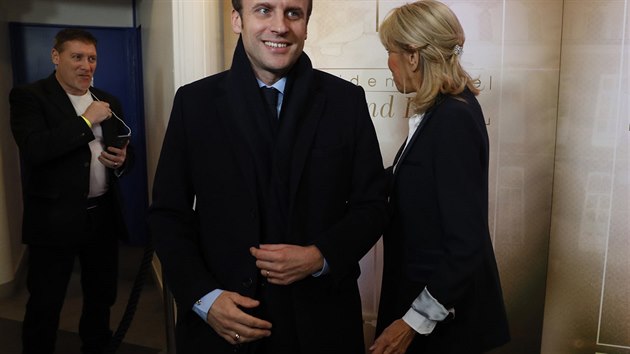 Centrista Emanuel Macron, v souasnosti nejvt favorit na celkov vtzstv (20. bezen 2017).