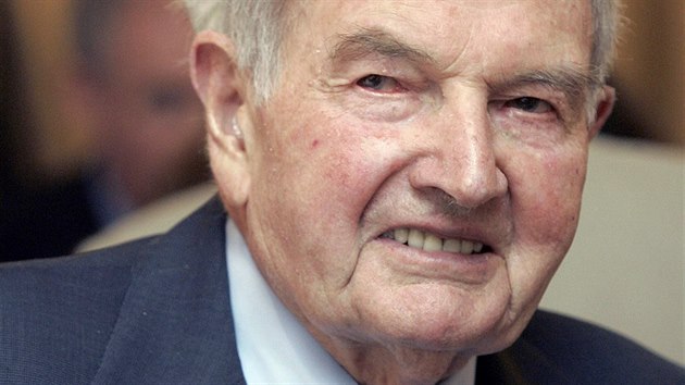 Miliard David Rockefeller na snmku z 15. kvtna 2007