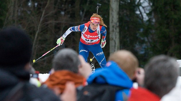 Jablonec pat mezi vn zjemce o podn olympijskho parku. Beznov biatlonov exhibice pithla tisce divk. Hlavn hvzdou byla Gabriela Koukalov (na snmku).