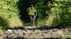 Ondej Fejfar na trati prvního roníku závodu Kilpi Trail Running Cupu ve...