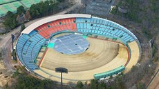 Na stadionu ve Fukušimě se v roce 2020 odehrají olympijské zápasy v baseballu a... Na stadionu ve Fukušimě se v roce 2020 odehrají olympijské zápasy v baseballu a...