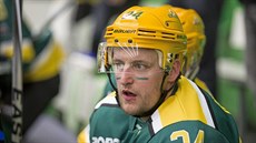 Jan Kolařík na střídačce Vsetína Jan Kolařík na střídačce Vsetína