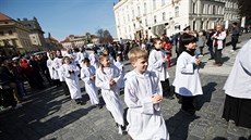 Poheb kardinála Miloslava Vlka (25. 3. 2017).