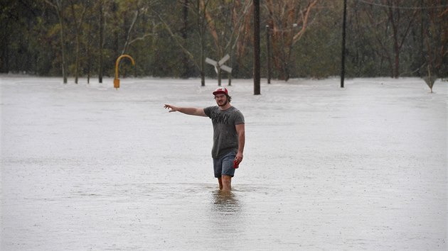 V oblasti stt Nov Jin Wales a Queensland hroz v dsledku cyklonu Debbie zplavy (29. bezna 2017).