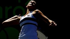 SERVIS. Karolína Plíková v semifinále turnaje v Miami