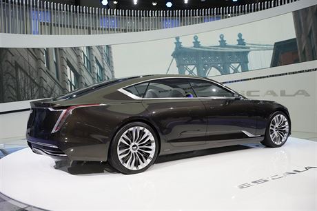 Koncept Cadillac Escala pedstaven na autosalonu v enev 2017