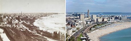 Le Havre kolem roku 1895 a v souasnosti
