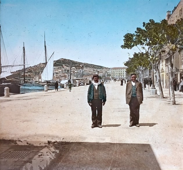 Pístav ve Splitu, Chorvatsko (kolem roku 1895)