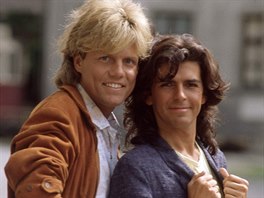 Dieter Bohlen a Thomas Anders z kapely Modern Talking v 80. letech