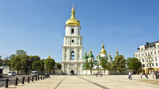Ukrajina: Kyjev - katedrla svat Sofie