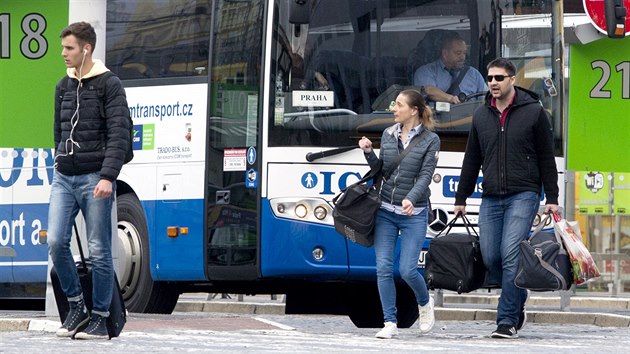 Prask autobusov ndra Florenc.