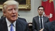 Poradce a ze amerického prezidenta Donalda Trumpa Jared Kushner. (29.3.2017)