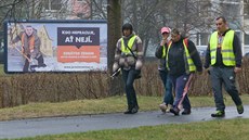Zemanův billboard, který visí na hlavní třídě v Jablonci nad Nisou, se nelíbí... Zemanův billboard, který visí na hlavní třídě v Jablonci nad Nisou, se nelíbí...