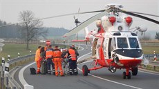 Dvě osobní auta se srazila v pondělí u Plané nad Lužnicí na sjezdu na dálnici... Dvě osobní auta se srazila v pondělí u Plané nad Lužnicí na sjezdu na dálnici...