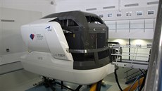 Nový simulátor letounu L410 v praském výcvikovém stedisku CATC vypadá jako...