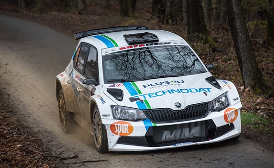 Tomá Kostka pi Ageus Rallysprint Kopná