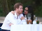 Princ Harry s Meghan Markle na svatb známých na Jamajce (3. bezna 2017)