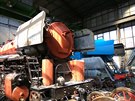 V luanském depu historických vozidel finiují na jae opravy parních lokomotiv...