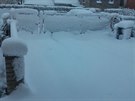 Dnešní ráno v Litultovicích na Opavsku (cca. 300 m.n.m.). Za celou zimu jsme tu neměli ani polovinu toho sněhu. Dnešní ráno v Litultovicích na Opavsku (cca. 300 m.n.m.). Za celou zimu jsme tu neměli ani polovinu toho sněhu.