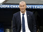 Kou Realu Madrid Zinedine Zidane ped odvetnm tvrtfinle Ligy mistr proti...