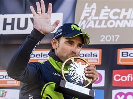 Alejandro Valverde slav pt triumf v zvodu Valonsk p.