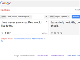 Google Translate nyn pekld po celch vtch i z etiny a do etiny