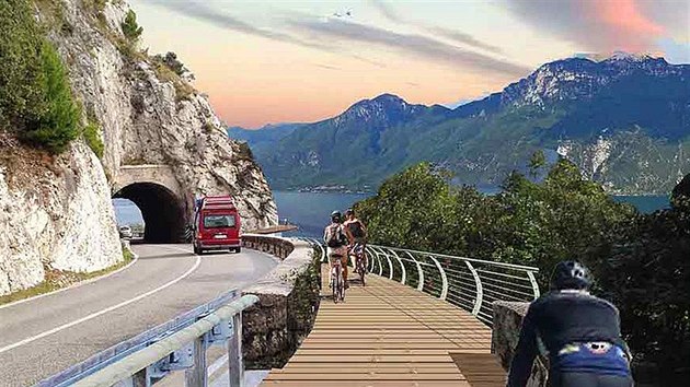 Italov plnuj vybudovat cyklostezku kolem celho jezera Garda.