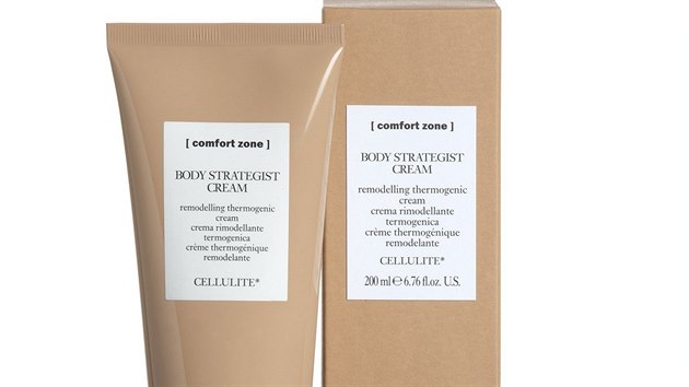 Zethlujc krm Body Strategist Cream pro boj s tukovou celulitidou vyuvajc k odbourvn tuku zahvacho efektu; Comfort Zone; 200 ml za 1690 korun