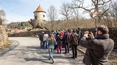 Nová naučná stezka v Bechyni provádí návštěvníky po zákoutích městského... Nová naučná stezka v Bechyni provádí návštěvníky po zákoutích městského...