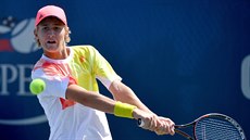 Sebastian Korda v juniorské soutěži na US Open v roce 2016. Sebastian Korda v juniorské soutěži na US Open v roce 2016.