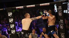 Český zápasník MMA Michal Hořejší (vlevo) Český zápasník MMA Michal Hořejší (vlevo)