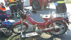 Mladík na motorce zřejmě nedal na křižovatce u Horní Moštěnice na Přerovsku... Mladík na motorce zřejmě nedal na křižovatce u Horní Moštěnice na Přerovsku...