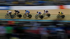 Závod v keirinu na mistrovství světa dráhových cyklistů v Hongkongu Závod v keirinu na mistrovství světa dráhových cyklistů v Hongkongu
