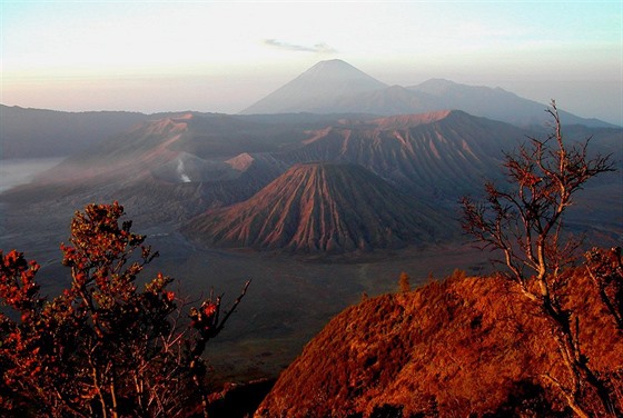 Vulkán Bromo v Indonésii