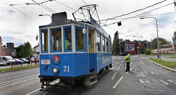 Novým muzeem v Ostrav by mla projídt historická tramvaj Barborka.