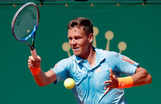 Tomá Berdych ve tetím kole turnaje v Monte Carlu.