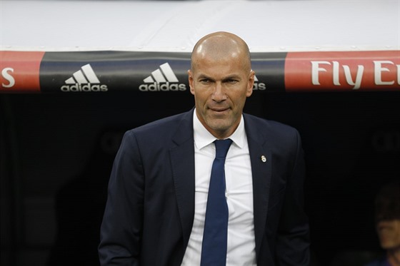 Zinedine Zidane, trenr Realu Madrid.